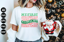 My First Christmas Svg, Funny Christmas Svg Product Image 1