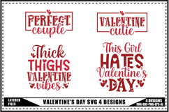 Valentine's Day Svg 4 Designs Product Image 1