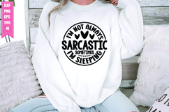 I'm not always sarcastic sometimes I'm sleeping Svg Product Image 1