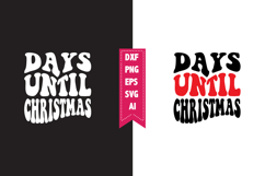 Days Until Christmas Svg, Christmas Svg, Xmas Svg Product Image 1