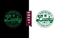 This is My Lucky Shirt Svg, Lucky Shamrock Svg Designs Product Image 1
