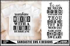 Sarcastic Svg 4 Designs, Funny Sarcasm Svg Designs Product Image 1