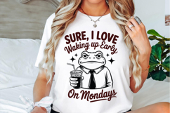 Funny Monday Frog Svg Designs Product Image 2