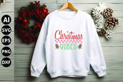 Christmas Vibes Svg, Funny Christmas Svg Product Image 1