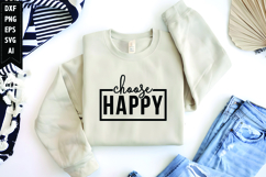choose happy Svg, Motivation Svg Product Image 1