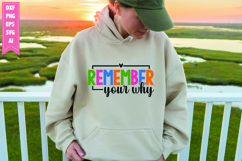 Remember Your Why Svg, Motivation Svg Designs Product Image 1