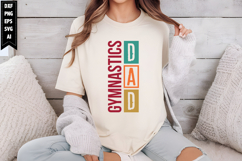 Gymnastics Dad Svg, Father&#039;s Day Svg Designs Product Image 1