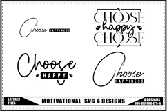 Motivation Svg 4 Designs, Self Love Motivation Svg Product Image 1
