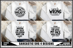 Funny Sarcastic Svg, Sarcastic Svg 4 Designs Product Image 1