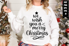 We Wish You a Merry Christmas Svg, Christmas Svg, Xmas Svg Product Image 1