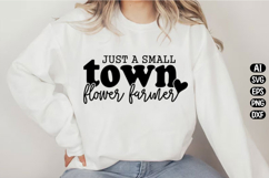 Small Town Flower Farmer Svg Design Product Image 1