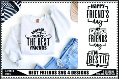 Best Friends Svg 4 Designs, Friendship Quotes Svg Product Image 1