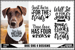 Dogs Svg 4 Designs, Dog Bandana Svg Designs Product Image 1