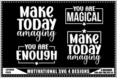 Motivation Svg 4 Designs, Self Love Motivation Svg Product Image 1