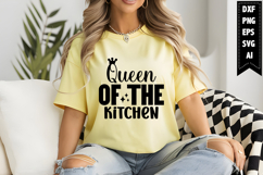 Queen of the Kitchen Svg, Kitchen Svg Designs Product Image 1