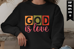 God is Love Svg, Motivation Svg Designs Product Image 1