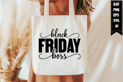 Black Friday Boss Svg, Black Friday Svg Designs Product Image 1
