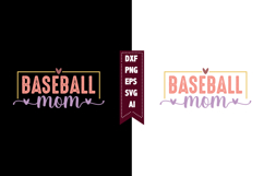 Baseball Mom Svg, Mother's Day Svg Designs Product Image 1