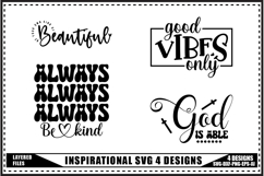 Inspiration Svg 4 Designs, Self Love Inspiration Svg Product Image 1