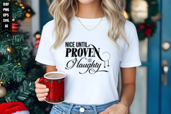 Nice until proven naughty Svg, Christmas Svg, Xmas Svg Product Image 1