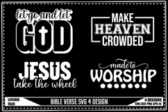 Bible Verse Svg 4 Designs, Religious Svg, God Svg Product Image 1