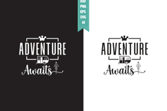 Adventure Awaits Svg, Camping Svg Designs Product Image 1