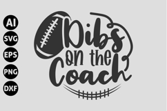 Dibs on the Coach Svg, Game Day Svg, Football Svg Product Image 1