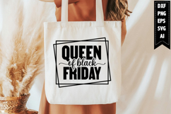 Queen of Black Friday Svg, Black Friday Svg Designs Product Image 1
