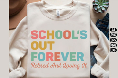 Teacher Retirement Svg Design Product Image 2