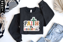 faith is essential Svg, Religious Stickers Design Product Image 1