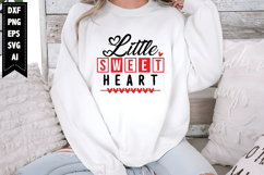Little Sweet Heart Svg, Valentine Shirt Designs Product Image 1
