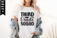 Third grade squad Svg, Back to School Svg Product Image 1