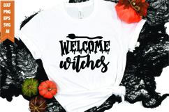 Welcome Witches Svg, Halloween Svg Product Image 1