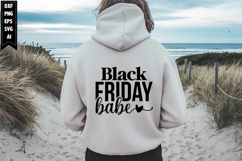 Black Friday Babe Svg, Black Friday Svg Designs Product Image 1