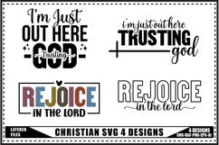 Christian Svg 4 Designs, Faith Svg, Jesus Svg Product Image 1