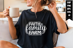 Faith Family Farm Svg, Family Svg Designs Product Image 1