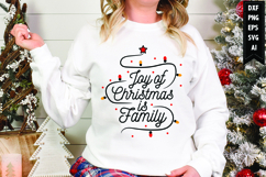 Joy of Christmas is Family Svg, Christmas Svg, Xmas Svg Product Image 1