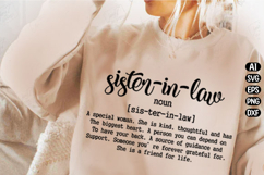 Sister in law Definition Svg Design Product Image 2