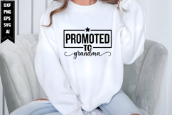 Promoted to Grandma Svg, Grandma Svg Designs Product Image 1
