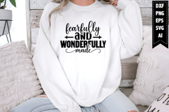 Fearfully and Wonderfully Made Svg, Christian Svg Designs Product Image 1