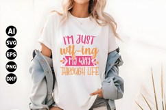 I'm just wtf-ing my way through life Svg, Sarcastic Svg Product Image 1