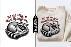 Mentally Buffering Funny Mental Health Svg Designs Product Image 1