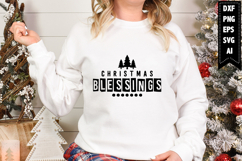 Christmas Blessings Svg, Christmas Svg, Xmas Svg Product Image 1