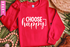 Choose Happy Svg, Motivation Svg Designs Product Image 1