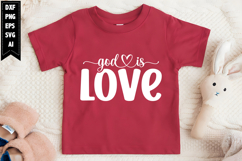 God is Love Svg, Motivation Svg Designs Product Image 1