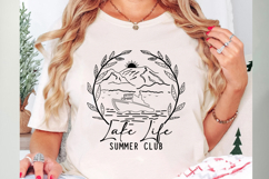 Lake Life Svg Png, Summer Club Svg Cut Files Product Image 1