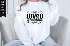 One Loved Grandma Svg, Grandma Svg Designs Product Image 1