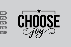 Choose Joy Svg, Inspiration Svg Designs Product Image 1