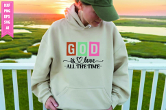God is Love Svg, Christian Svg Designs Product Image 1