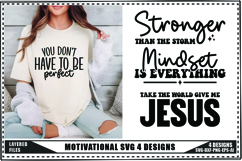 Motivational Svg 4 Designs, Self Love Motivation Svg Product Image 1
